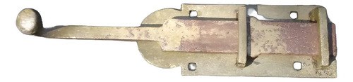 Antiguo Pasador Puerta De Hierro Colonial