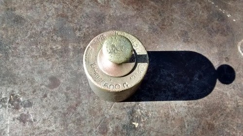 Pesa De Bronce Antigua De 500 Gramos Década Del 30 - 2