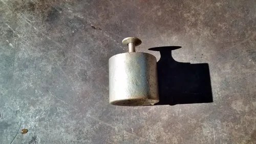 Pesa De Bronce Antigua De 500 Gramos Década Del 30 - 6