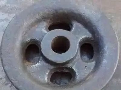 Rueda De Roldana Antigua 15 Cm. Diámetro