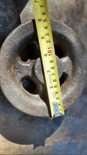 Rueda De Roldana Antigua 15 Cm. Diámetro - 7