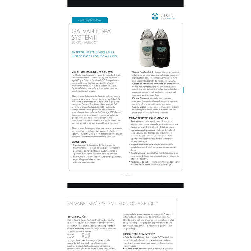 Galvanica spa II Nu skin Ageloc - 4