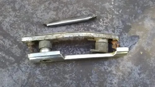 2 Manijas Abre Puerta Ext. Ford Taunus 74 / 80 P / Repuestos Plateado - 6
