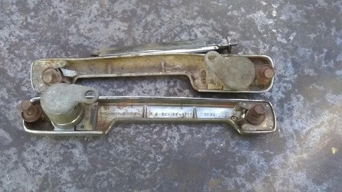 2 Manijas Abre Puerta Ext. Ford Taunus 74 / 80 P / Repuestos Plateado - 9