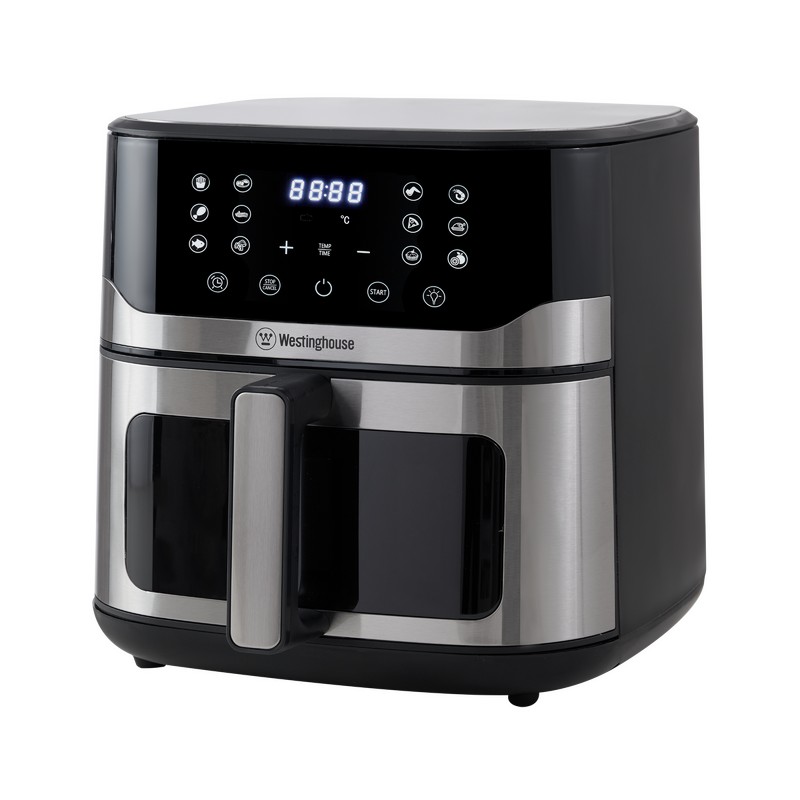 Freidora De Aire 10l Westinghouse Hogar Afr-1802 Táctil 12 Funciones Color Plateado 220v