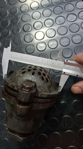 Filtro Chupador Para Caño De 1 1/4 Bombas De Agua / Molino Acero - 5