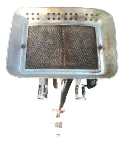 Estufa / Pantalla A Gas (con Faltantes) Gris