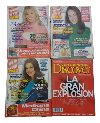 Lote De 3 Revistas Mía + 1 Discover