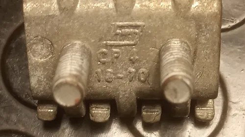 Grampa Dentada Bronce Para Derivación En Paralelo 15 / 70mm. - 7