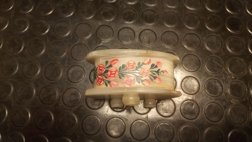 Antiguo Joyero / Alhajero De Mármol Beige - 3