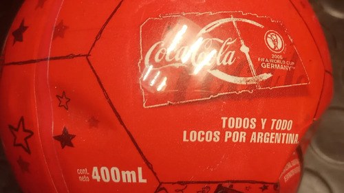 Antigua Botella Coca Cola 400ml Mundial Alemania 2006 - 6