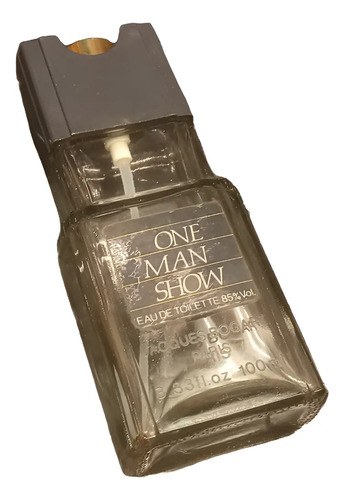 Antiguo Frasco Vacío Perfume One Man Show Original