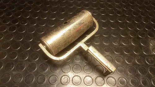 Antiguo Aplique Para Cuadros De Bronce ( A Restaurar) Dorado - 3