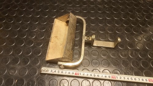 Antiguo Aplique Para Cuadros De Bronce ( A Restaurar) Dorado - 5