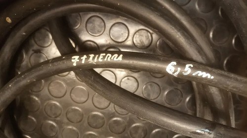 6,5 Metros Cable Eléctrico Tipo Taller 7x1,5mm2 + Tierra Negro - 5