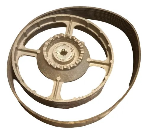 Polea Y Correa Lavarropa Drean Fuzzy Tech 5.5 Original