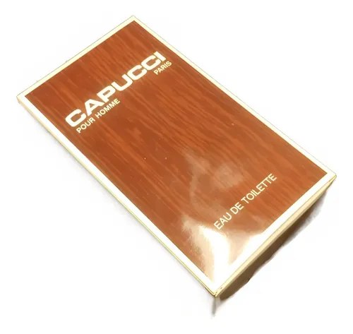 Antigua Caja De Perfume Capucci Años 60 / 70 Marrón