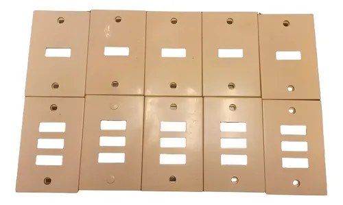 Lote De 10 Antiguas Tapas De Luz Interruptores Jeluz