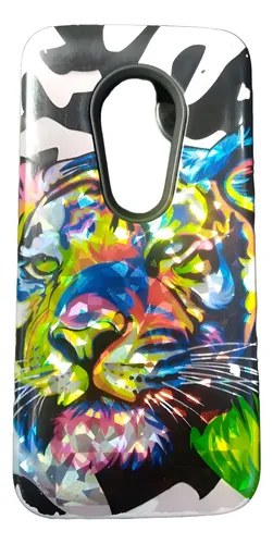 Funda / Protector Motorola Moto E5 Play Multicolor León