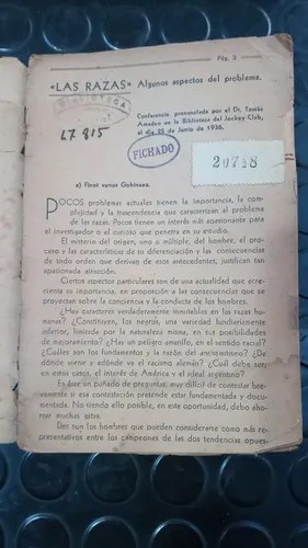 Las Razas. Algunos Aspectos Del Problema - Amadeo, Tomás - 4