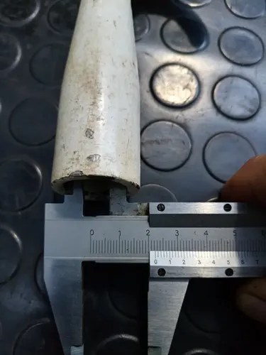 Gancho Para Punta De Pala / Bichero De Aluminio Pintado Blanco - 4