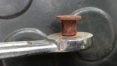 Manija Levanta Vidrio Ford Taunus 74 / 80 (con Detalles) Plateado - 4