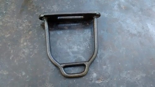 Estribo De Hierro Antiguo Gris - 2
