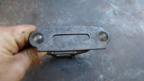 Estribo De Hierro Antiguo Gris - 4