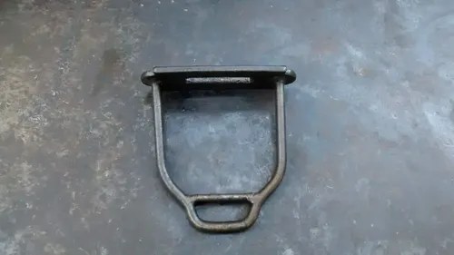 Estribo De Hierro Antiguo Gris - 6