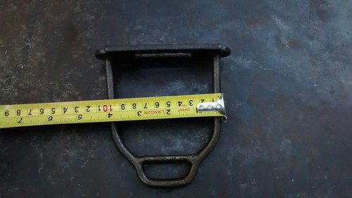 Estribo De Hierro Antiguo Gris - 7