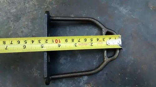 Estribo De Hierro Antiguo Gris - 8