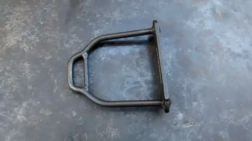 Estribo De Hierro Antiguo Gris - 9
