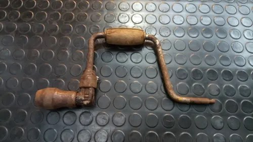 Taladro Manual Antiguo Para Adorno O Repuestos