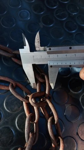 Cadena Oxidada Con Desgaste Número 5 Mm Tramo De 1,2 Metros Óxido - 5