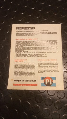 Folleto Electoral Frejupo M. Campos Original - 3