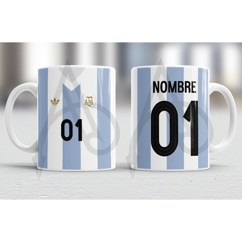 Taza Cerámica Selección Argentina Futbol - 2