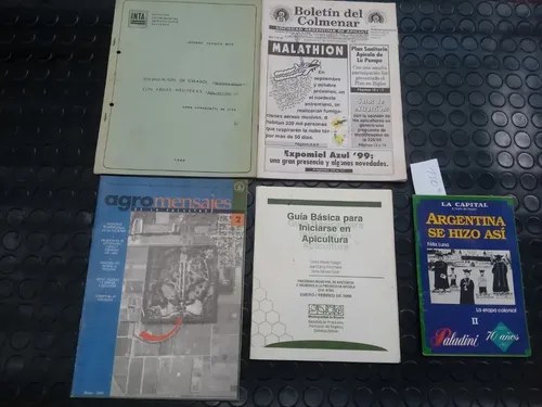 Lote De 4 Cartillas / Revistas Agropecuarias + 1 Revista