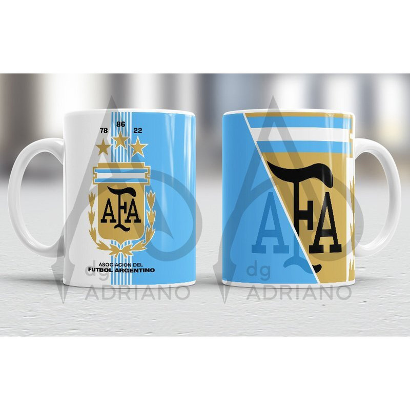 Taza Cerámica Selección Argentina Futbol - 7