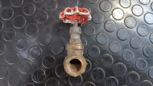 Llave De Paso Para Agua De Bronce 1/2 Pulgada - 9