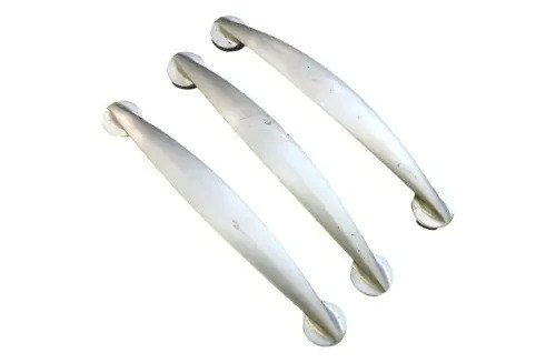 3 Tiradores Barrales 153 Mm. Manijas Curvas Cajones Muebles
