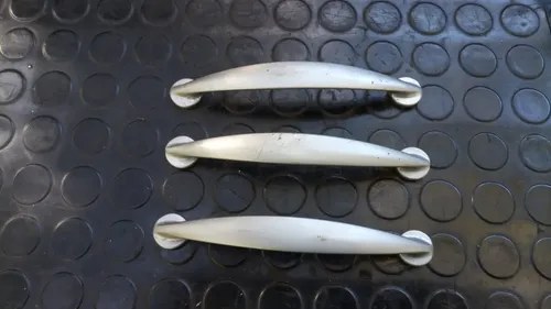 3 Tiradores Barrales 153 Mm. Manijas Curvas Cajones Muebles - 2