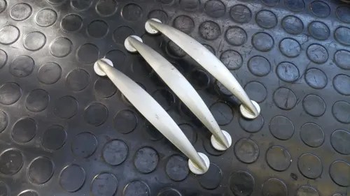 3 Tiradores Barrales 153 Mm. Manijas Curvas Cajones Muebles - 7