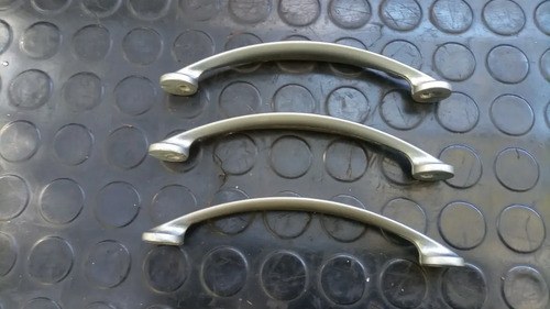 3 Tiradores Barrales 153 Mm. Manijas Curvas Cajones Muebles - 8