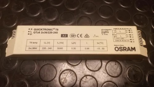 Balasto Electrónico Qtz8 2x36 Osram P/tubo T8 36w - 4