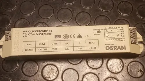 Balasto Electrónico Qtz8 2x36 Osram P/tubo T8 36w - 7
