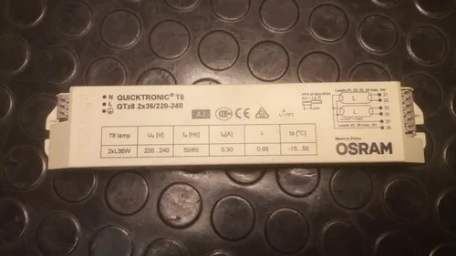 Balasto Electrónico Qtz8 2x36 Osram P/tubo T8 36w - 8