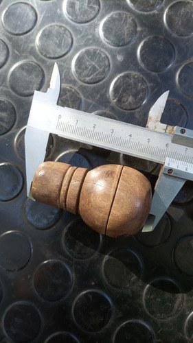 Pomo / Puntera De Madera - 4