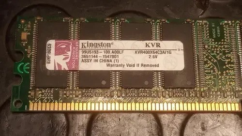 Memoria Ram Kingston Kvr400x64c3a/1g 2.6v - 6
