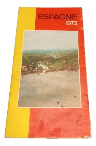 Antiguo Folleto Turístico España 1972