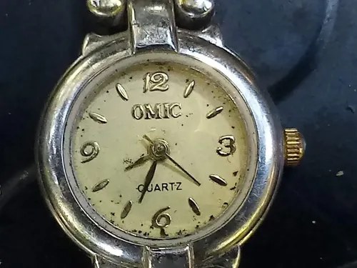 Reloj Omic Para Repuestos (no Funciona) Plateado - 7